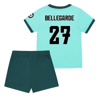 Billige Fotballdrakt Wolves Jean-Ricner Bellegarde #27 Replika Bortedraktsett Barn 2025-26 Kortermet (med bukser)